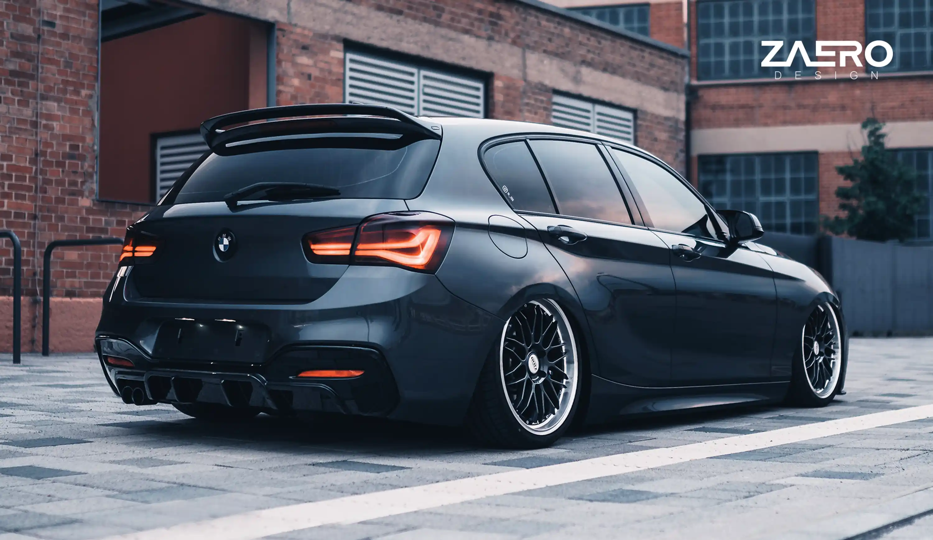 Zaero Design EVO-1 Diffusor für BMW 1er F20 | F21 – 116 | 118 | 120 | 125 (M-Paket LCI)