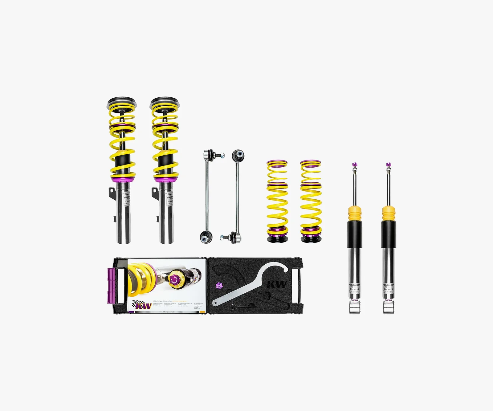 gepfeffert.com Gewindefahrwerk V3 VW T5 / T6 inkl. 4MOTION (mit Klemmbefestigung)