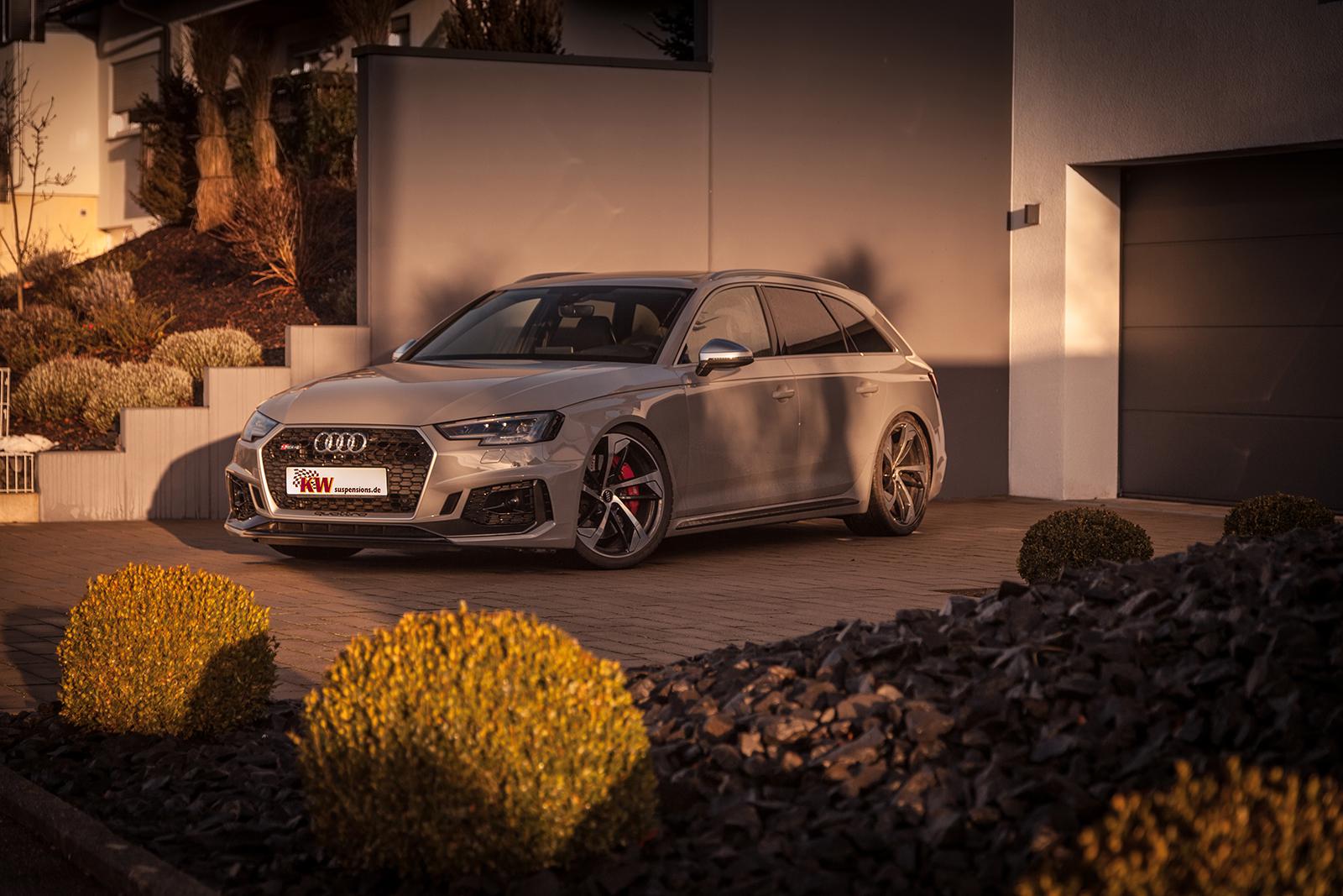 KW V3 Audi RS4 B8 352100BU Gewindefahrwerk V3 inox