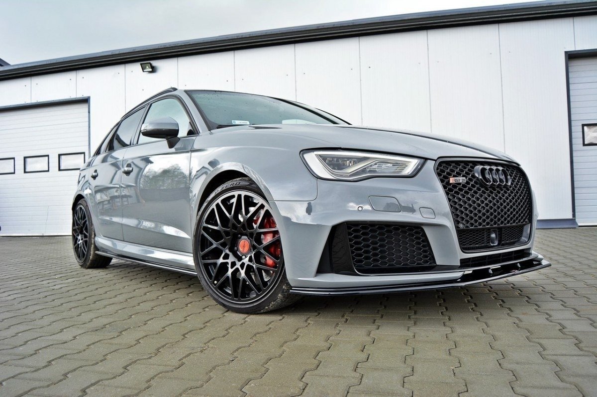 Maxton Design Front Ansatz V.2 für Audi RS3 8V Sportback schwarz Hochglanz Maxton Design Front Ansatz V.2 für Audi RS3 8V Sportback schwarz Hochglanz