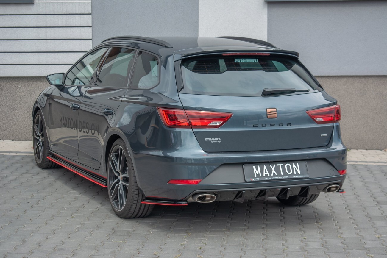Maxton Design Heck Spoiler Aufsatz Abrisskante für Seat Leon Mk3 Cupra ST Facelift