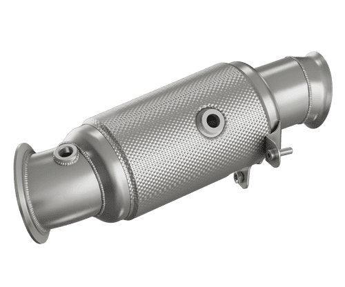 HJS Ø 89/80mm Vorderrohr / Downpipe mit Kat (M135i - M235i - M335i - M435i - M2)