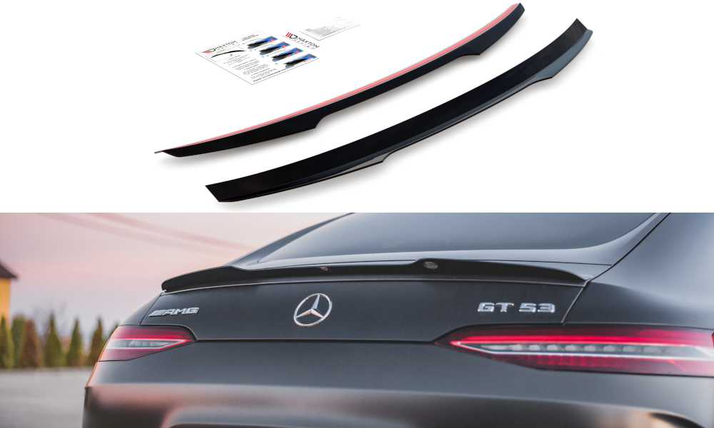 Maxton Design Spoiler CAP für Mercedes-AMG GT 53 4 Door-Coupe schwarz Hochglanz Maxton Design Spoiler CAP für Mercedes-AMG GT 53 4 Door-Coupe schwarz Hochglanz