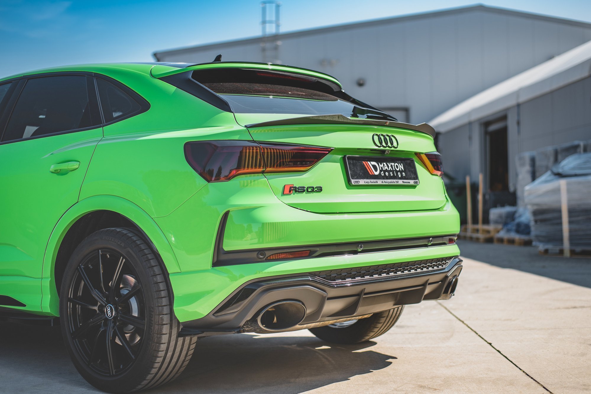 Maxton Design Heck Ansatz Flaps Diffusor für Audi RSQ3 F3 schwarz Hochglanz Maxton Design Heck Ansatz Flaps Diffusor für Audi RSQ3 F3 schwarz Hochglanz