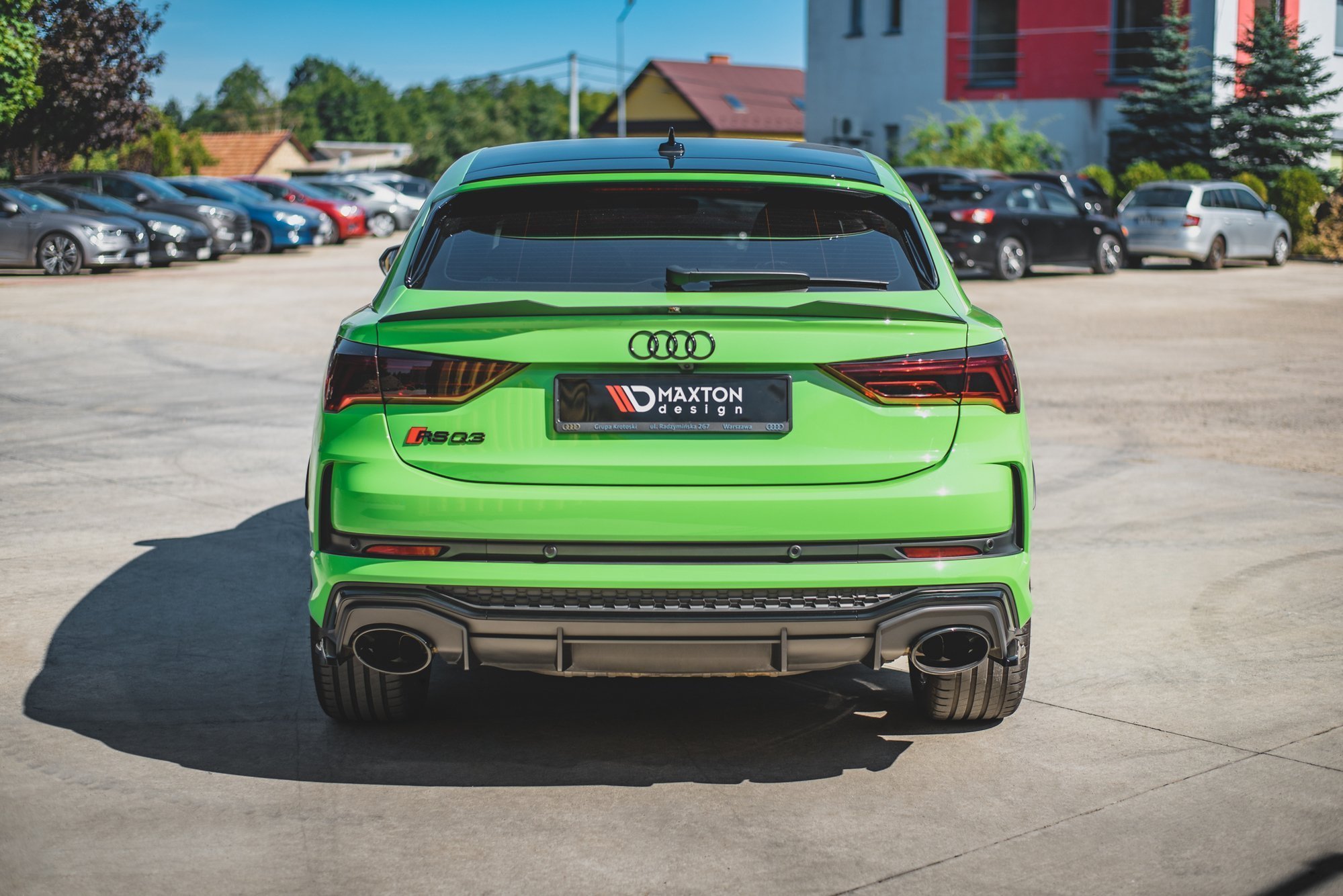 Maxton Design Heck Ansatz Flaps Diffusor für Audi RSQ3 F3 schwarz Hochglanz Maxton Design Heck Ansatz Flaps Diffusor für Audi RSQ3 F3 schwarz Hochglanz