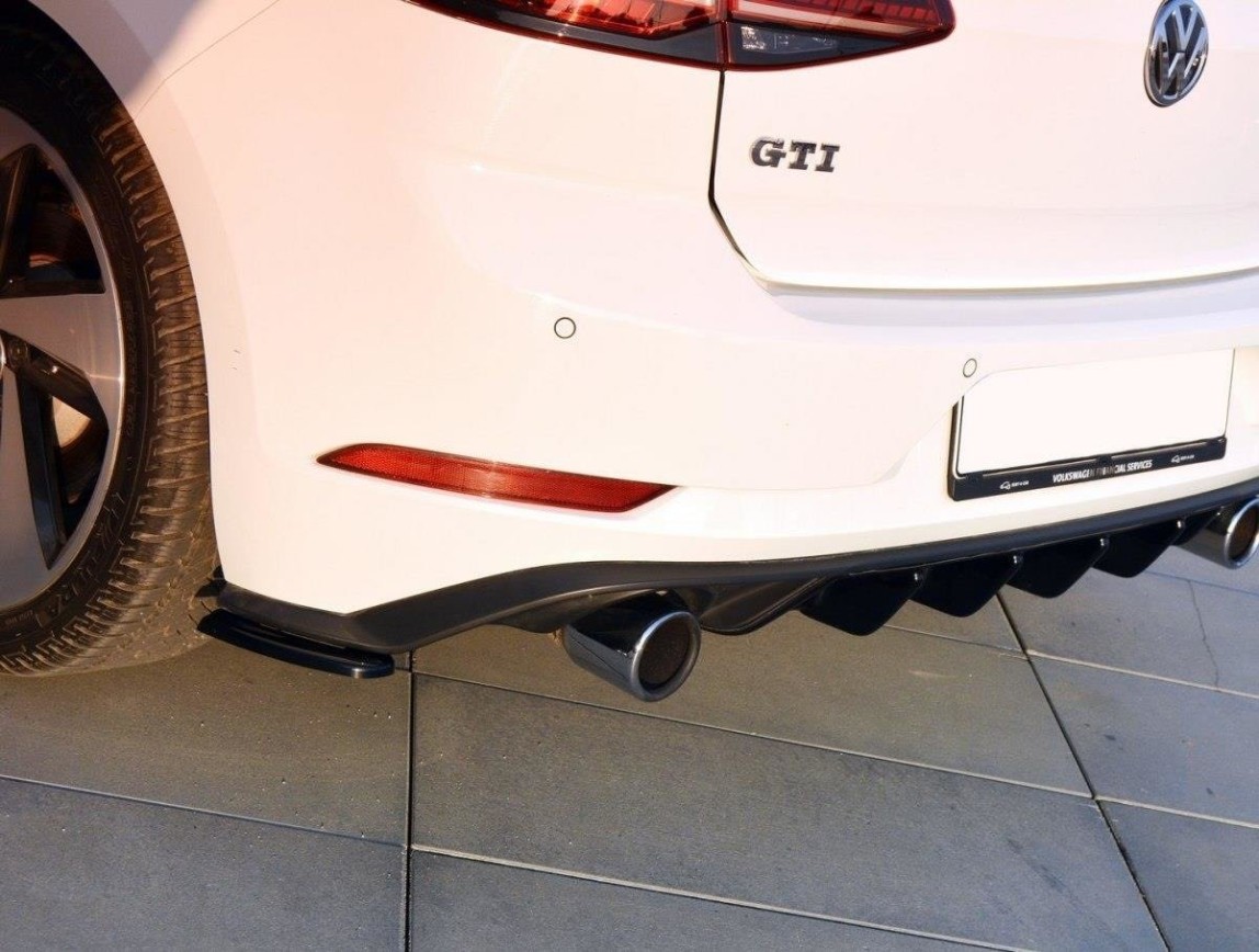 Maxton Design Heck Ansatz Flaps Diffusor für VW GOLF 7 GTI FACELIFT Maxton Design Heck Ansatz Flaps Diffusor für VW GOLF 7 GTI FACELIFT