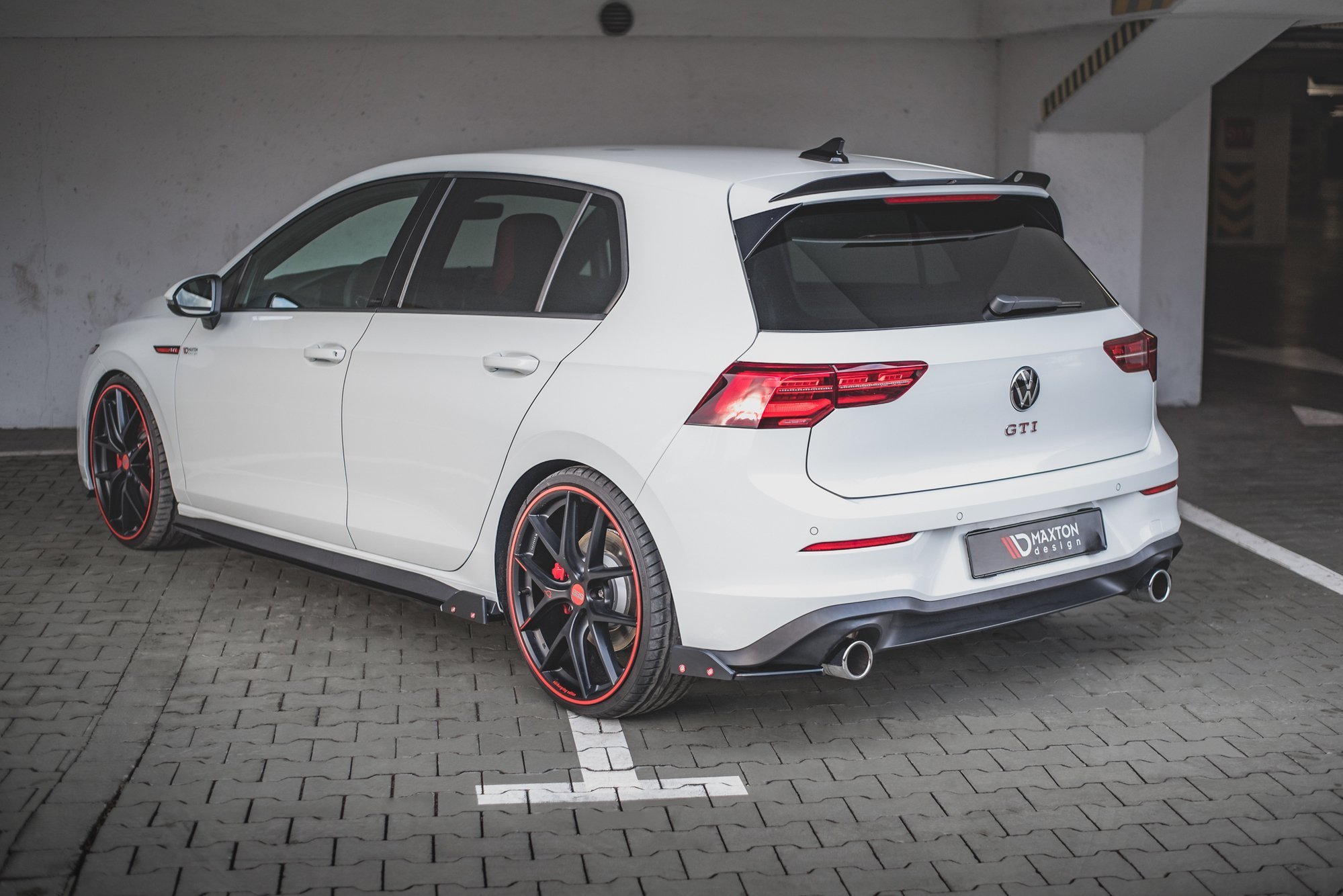Maxton Design Heck Ansatz Flaps Diffusor V.2 +Flaps für Volkswagen Golf 8 GTI Maxton Design Heck Ansatz Flaps Diffusor V.2 +Flaps für Volkswagen Golf 8 GTI