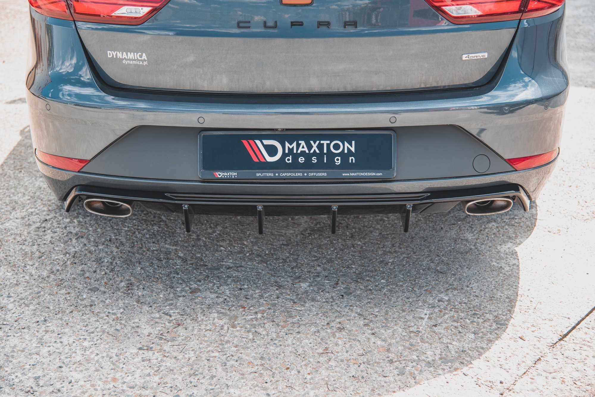 Maxton Design Heck Ansatz Diffusor V.2 für Seat Leon Cupra ST Mk3 FL schwarz Hochglanz Maxton Design Heck Ansatz Diffusor V.2 für Seat Leon Cupra ST Mk3 FL schwarz Hochglanz