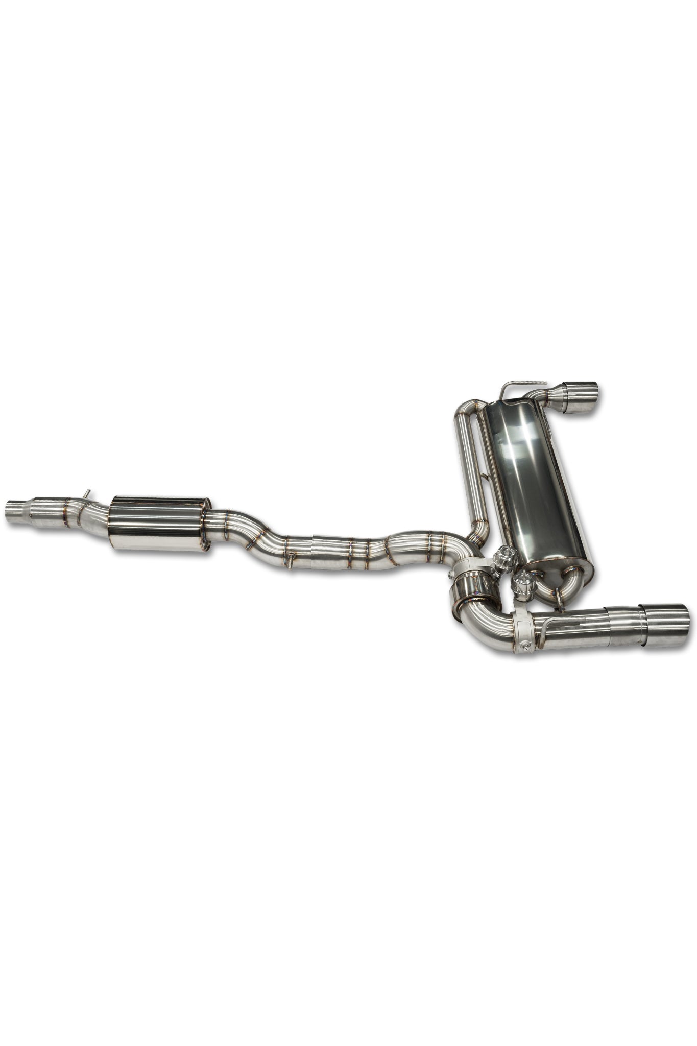 E-EXHAUST Silence 3.5 - Golf 4 R32 Auspuffanlage