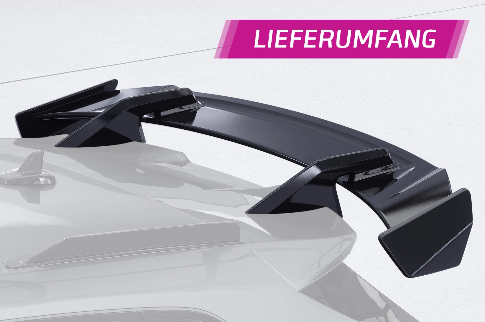 Schwanenhals Heckflügel mit ABE für Audi A3 / S3 / RS3 8YA Sportback SHF088