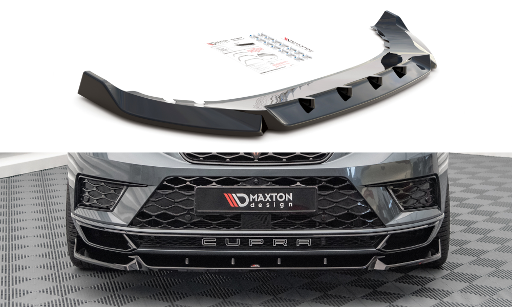 Maxton Design Front Ansatz V.1 für Cupra Ateca schwarz Hochglanz Maxton Design Front Ansatz V.1 für Cupra Ateca schwarz Hochglanz