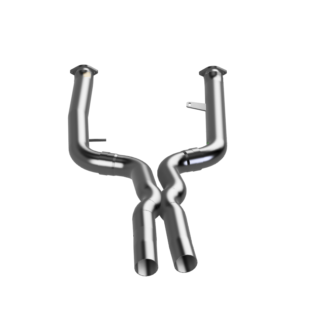 E-EXHAUST 3,5" Track-X-Pipes - BMW M2 / M3 / M4 G-Serie (S58-Motor)