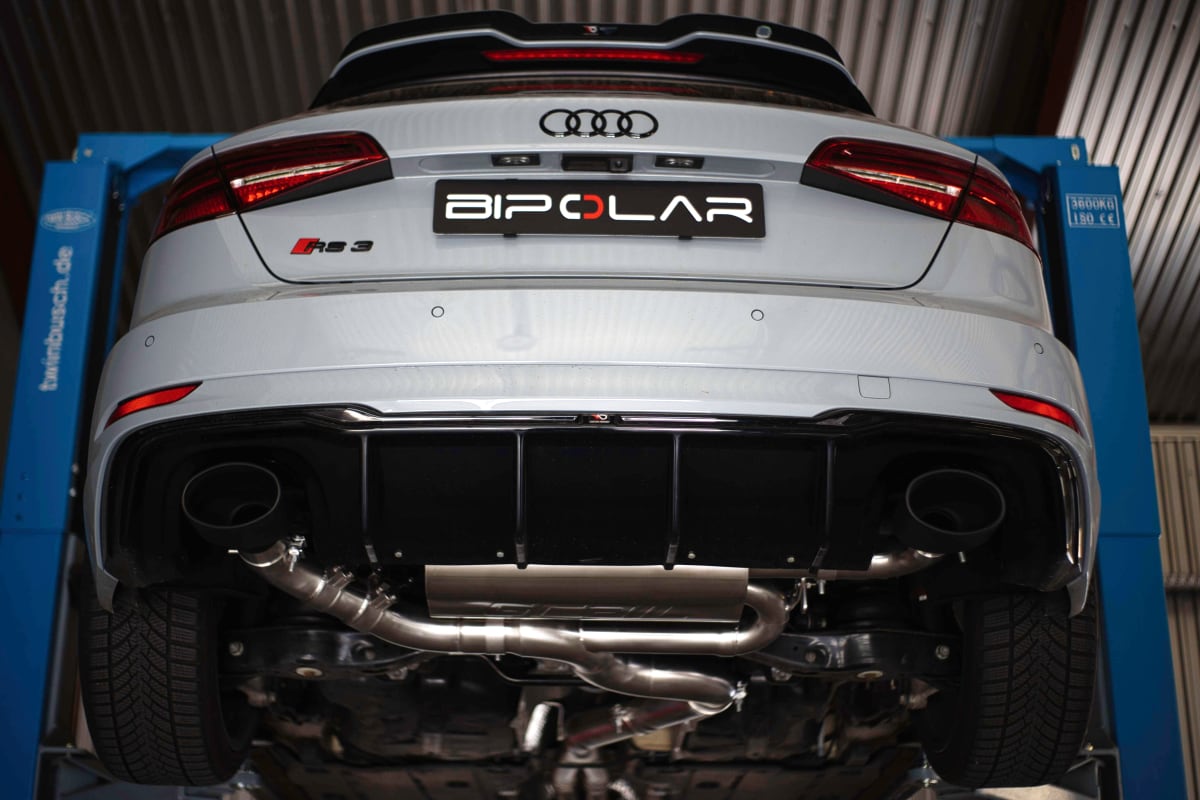 Audi RS3 8V CZGB 367PS Klappenauspuff Grail / Bipolar Exhaust