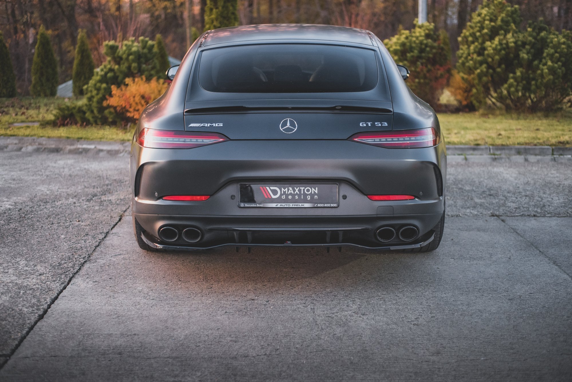 Maxton Design Mittlerer Diffusor Heck Ansatz DTM Look für Mercedes-AMG 53 4 Door Coupe schwarz Hochglanz Maxton Design Mittlerer Diffusor Heck Ansatz DTM Look für Mercedes-AMG 53 4 Door Coupe schwarz Hochglanz