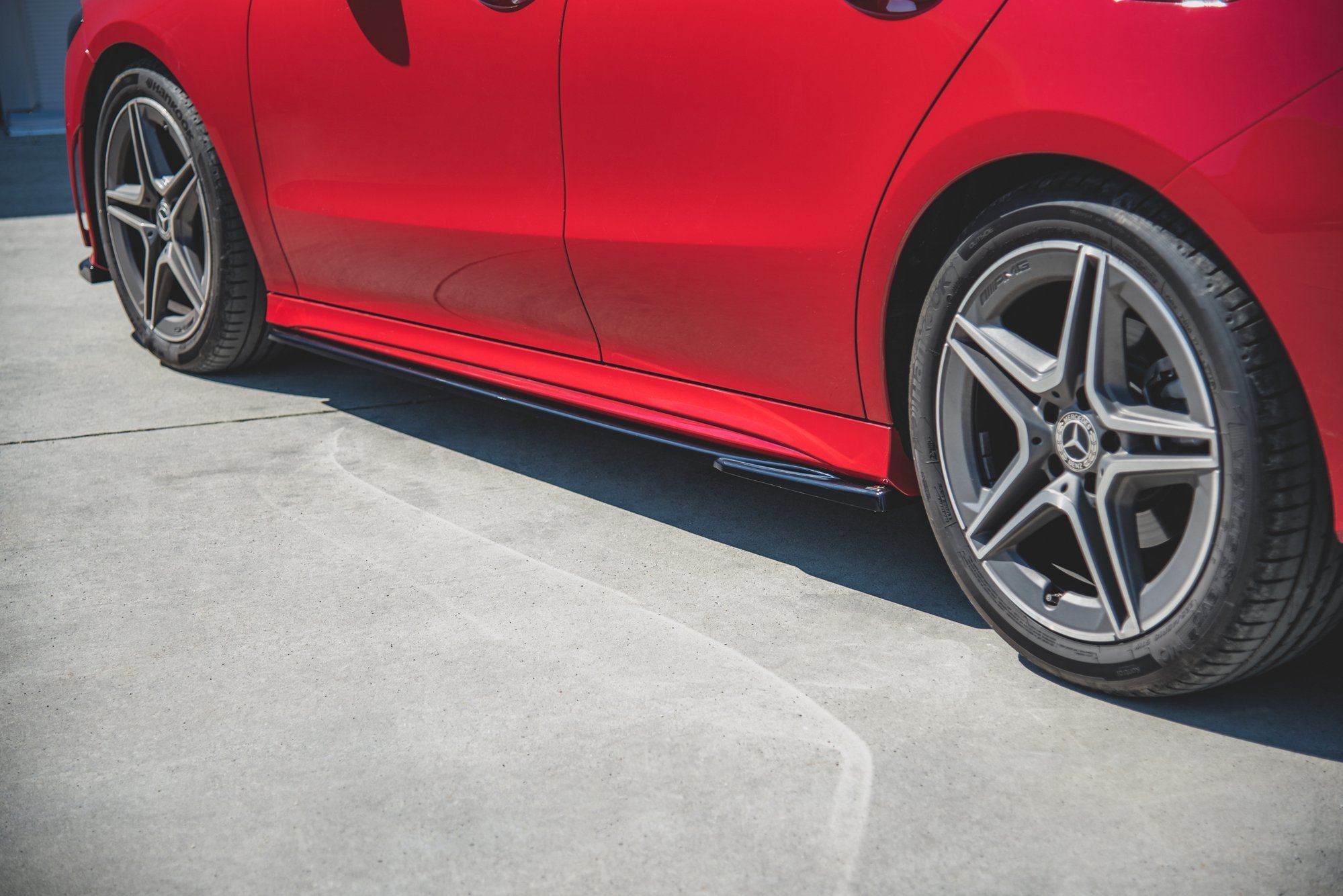Maxton Design Seitenschweller Ansatz für Mercedes-Benz CLA AMG-Line C118 schwarz Hochglanz Maxton Design Seitenschweller Ansatz für Mercedes-Benz CLA AMG-Line C118 schwarz Hochglanz