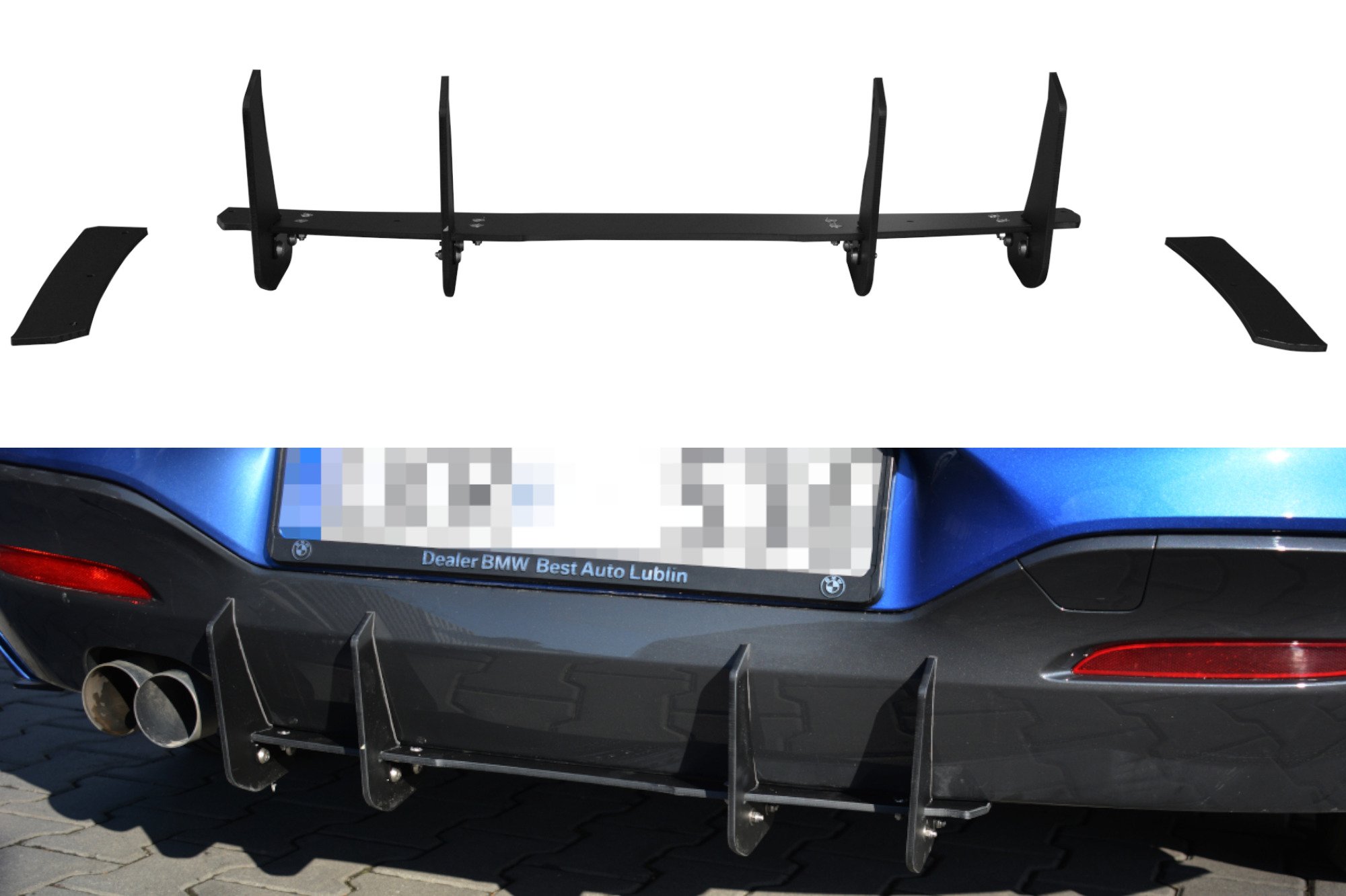 Maxton Design BMW 1er F20/F21 M-POWER FACELIFT - Diffusor Heck Ansatz für Heckschürze V.1 Maxton Design BMW 1er F20/F21 M-POWER FACELIFT - Diffusor Heck Ansatz für Heckschürze V.1