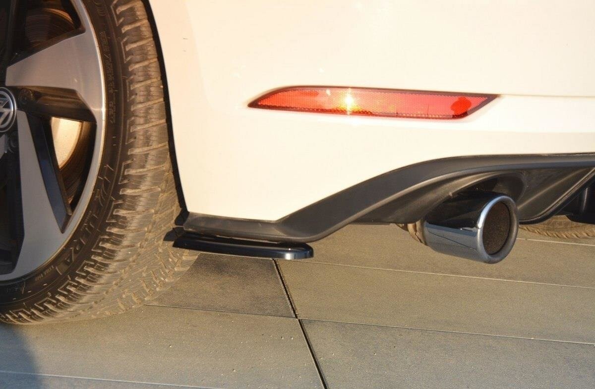 Maxton Design Heck Ansatz Flaps Diffusor für VW GOLF 7 GTI FACELIFT Maxton Design Heck Ansatz Flaps Diffusor für VW GOLF 7 GTI FACELIFT