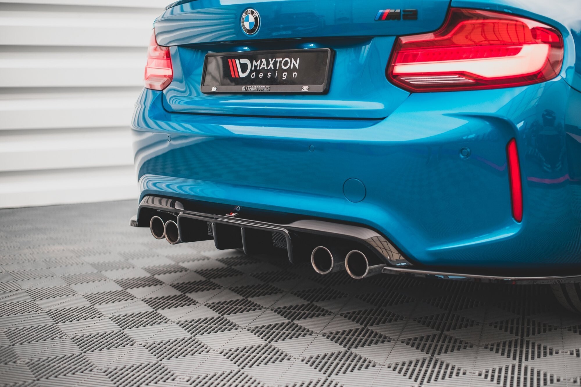 Maxton Design Diffusor Heck Ansatz für BMW M2 F87 schwarz Hochglanz Maxton Design Diffusor Heck Ansatz für BMW M2 F87 schwarz Hochglanz