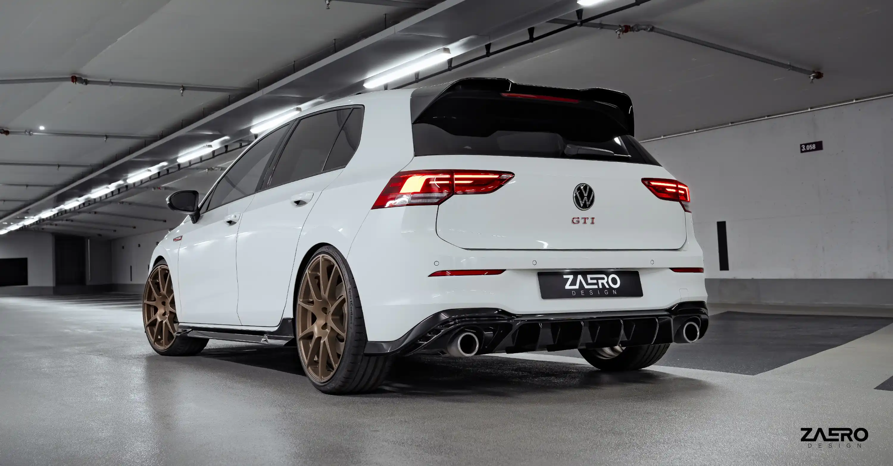 Zaero Design EVO-1 DIFFUSOR FÜR VW GOLF 8 GTI 