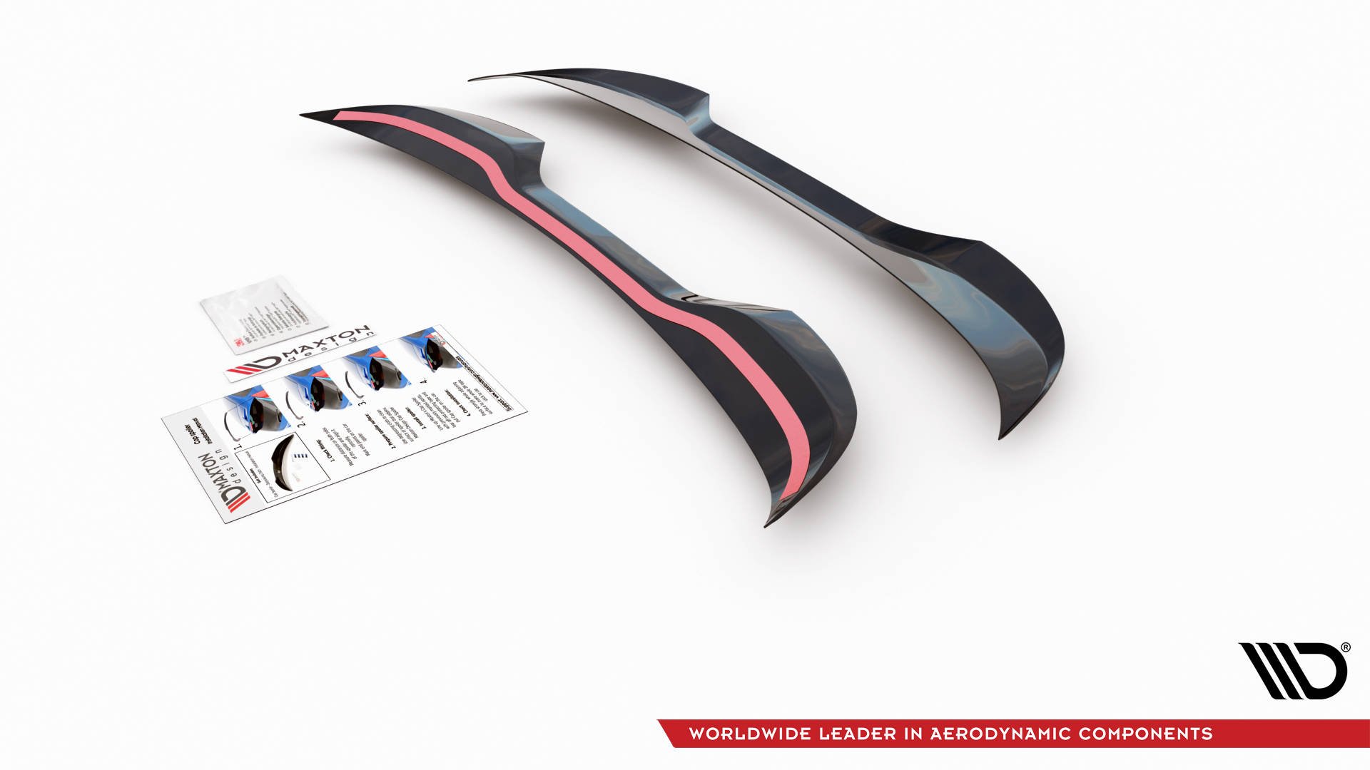 Maxton Design Spoiler CAP für Volkswagen Up GTI schwarz Hochglanz