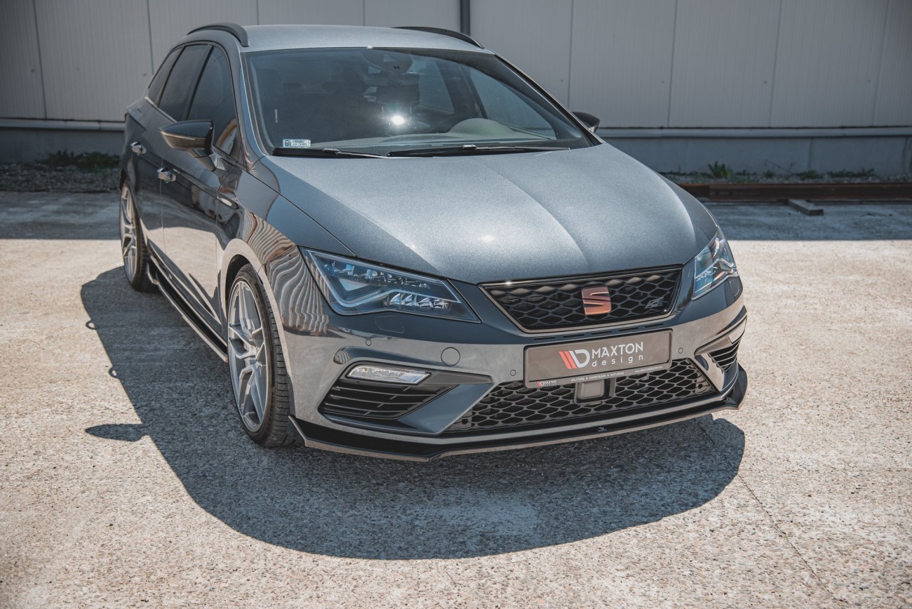 Maxton Design Cup Spoilerlippe Front Ansatz V.7 für Seat Leon Cupra / FR Mk3 FL Maxton Design Cup Spoilerlippe Front Ansatz V.7 für Seat Leon Cupra / FR Mk3 FL