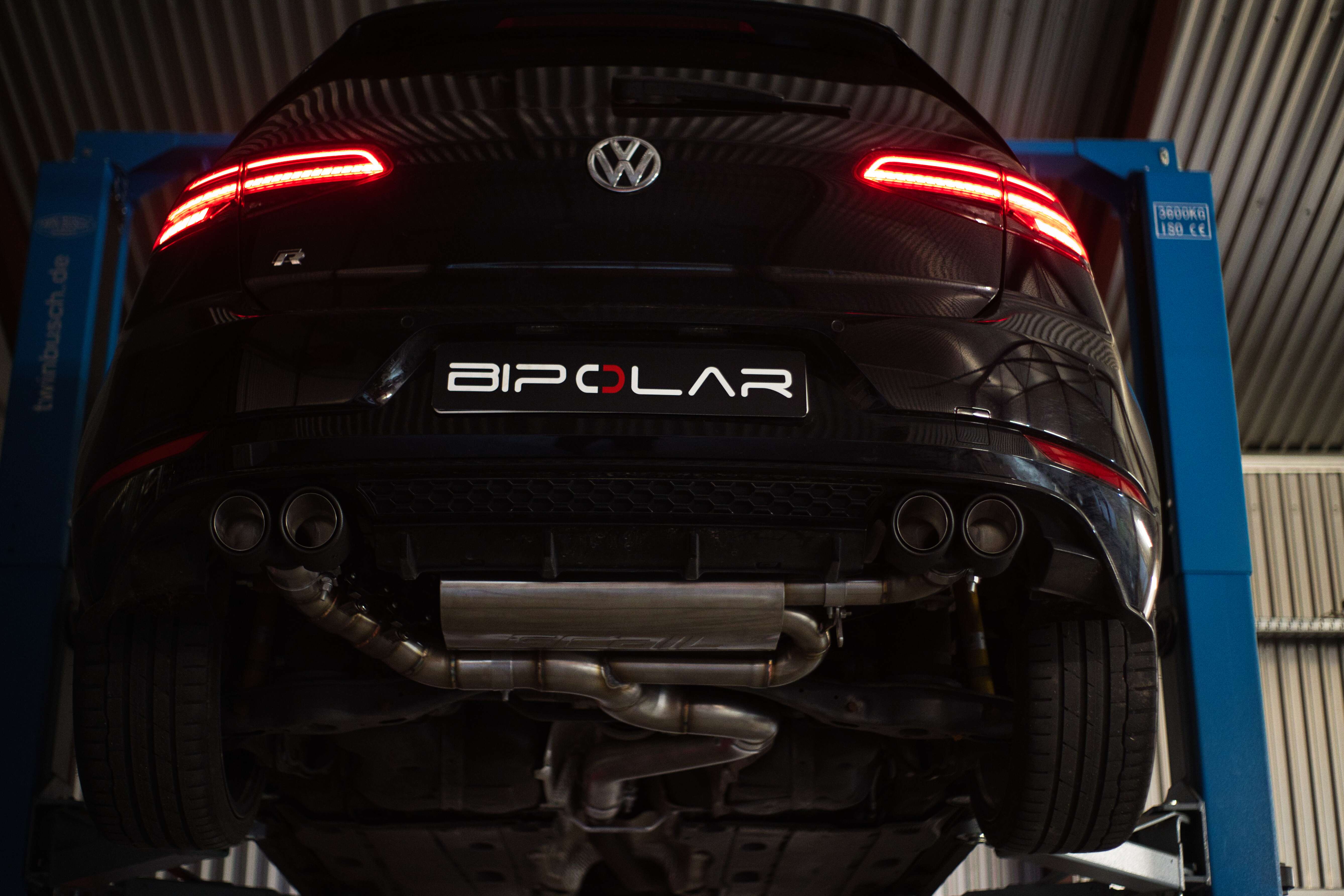 VW Golf 7 R FL DJHA Klappenauspuff Grail / Bipolar Exhaust