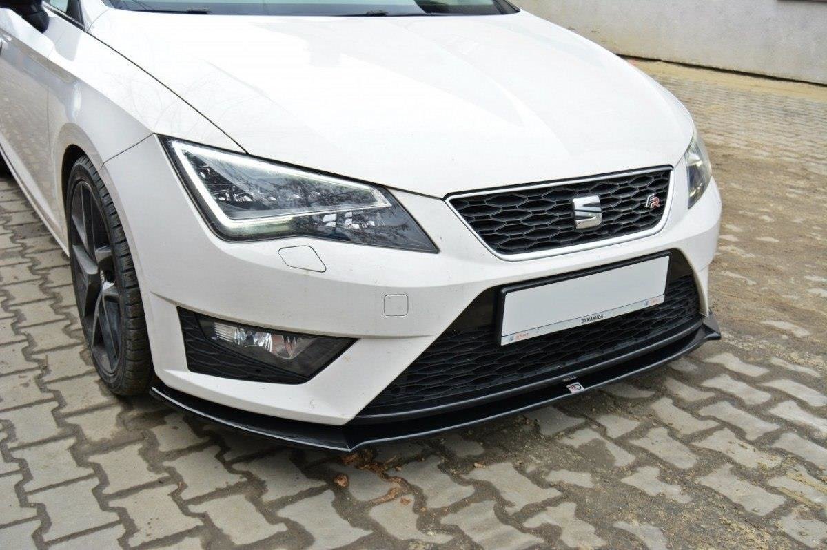 Maxton Design Front Ansatz für SEAT LEON III CUPRA / FR schwarz Hochglanz Maxton Design Front Ansatz für SEAT LEON III CUPRA / FR schwarz Hochglanz