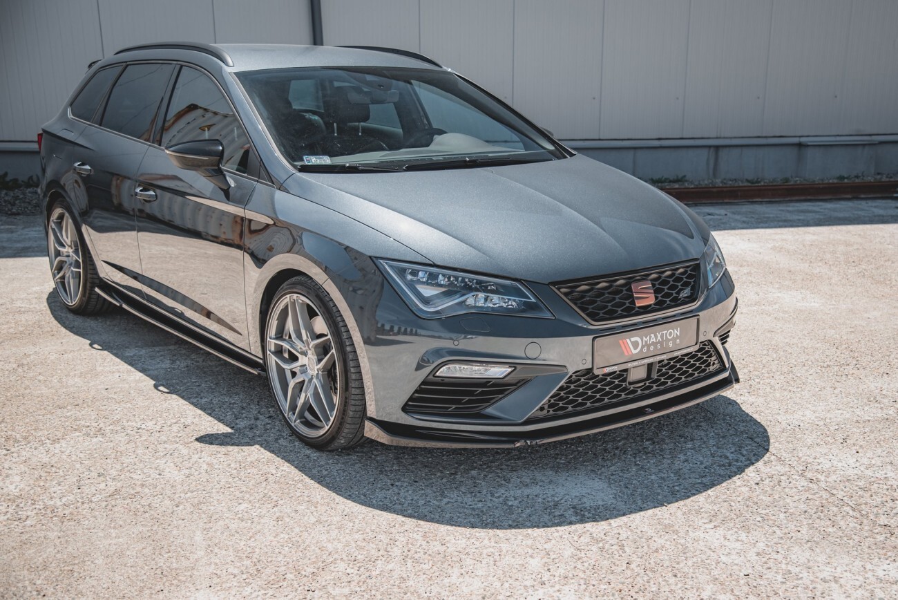 Maxton Design Cup Spoilerlippe Front Ansatz V.5 für Seat Leon Cupra / FR Mk3 FL Maxton Design Cup Spoilerlippe Front Ansatz V.5 für Seat Leon Cupra / FR Mk3 FL