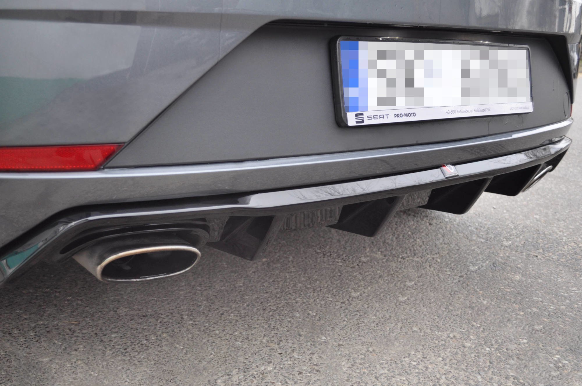 Maxton Design Heck Ansatz Diffusor für SEAT LEON MK3 CUPRA FACELIFT schwarz Hochglanz Maxton Design Heck Ansatz Diffusor für SEAT LEON MK3 CUPRA FACELIFT schwarz Hochglanz