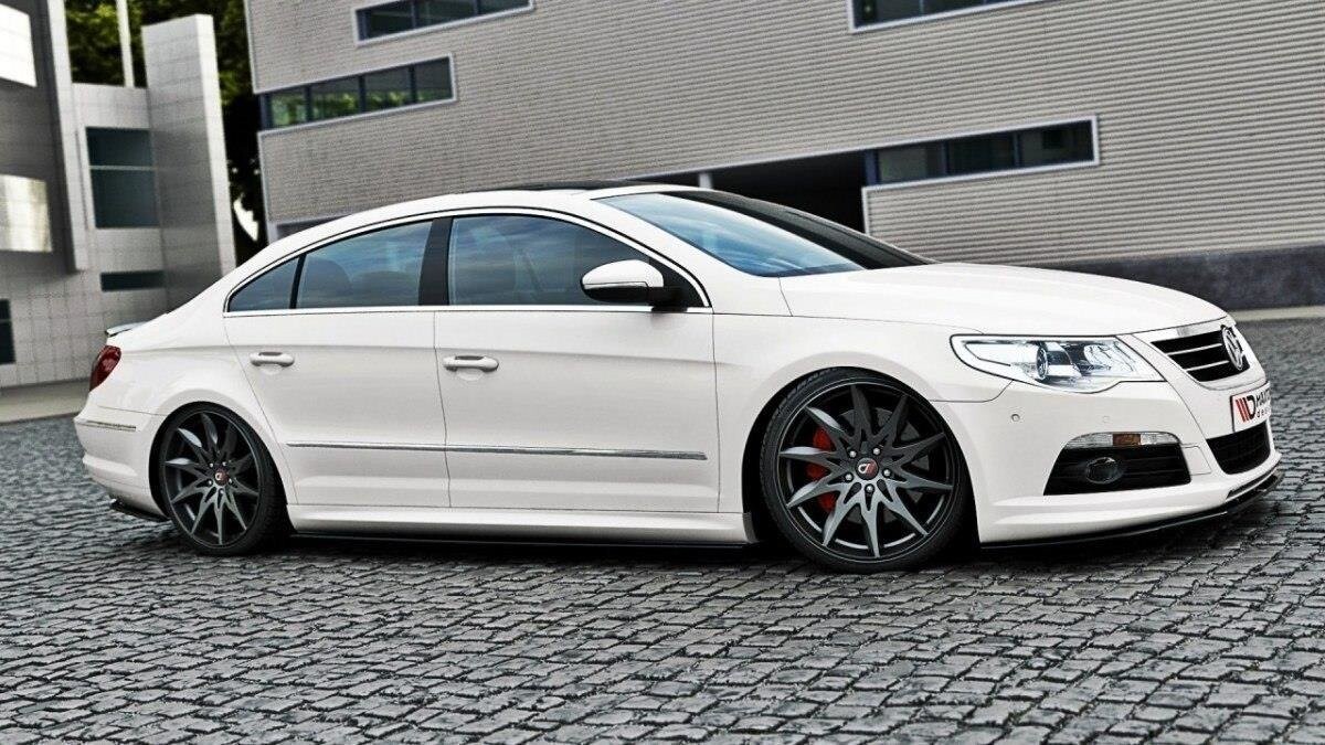 Maxton Design Seitenschweller Ansatz für VW Passat CC R36 RLINE (vor Facelift) schwarz Hochglanz Maxton Design Seitenschweller Ansatz für VW Passat CC R36 RLINE (vor Facelift) schwarz Hochglanz