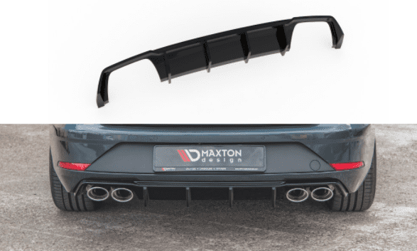Maxton Design Heck Ansatz Diffusor V.3 für Seat Leon Cupra ST Mk3 FL schwarz Hochglanz Maxton Design Heck Ansatz Diffusor V.3 für Seat Leon Cupra ST Mk3 FL schwarz Hochglanz