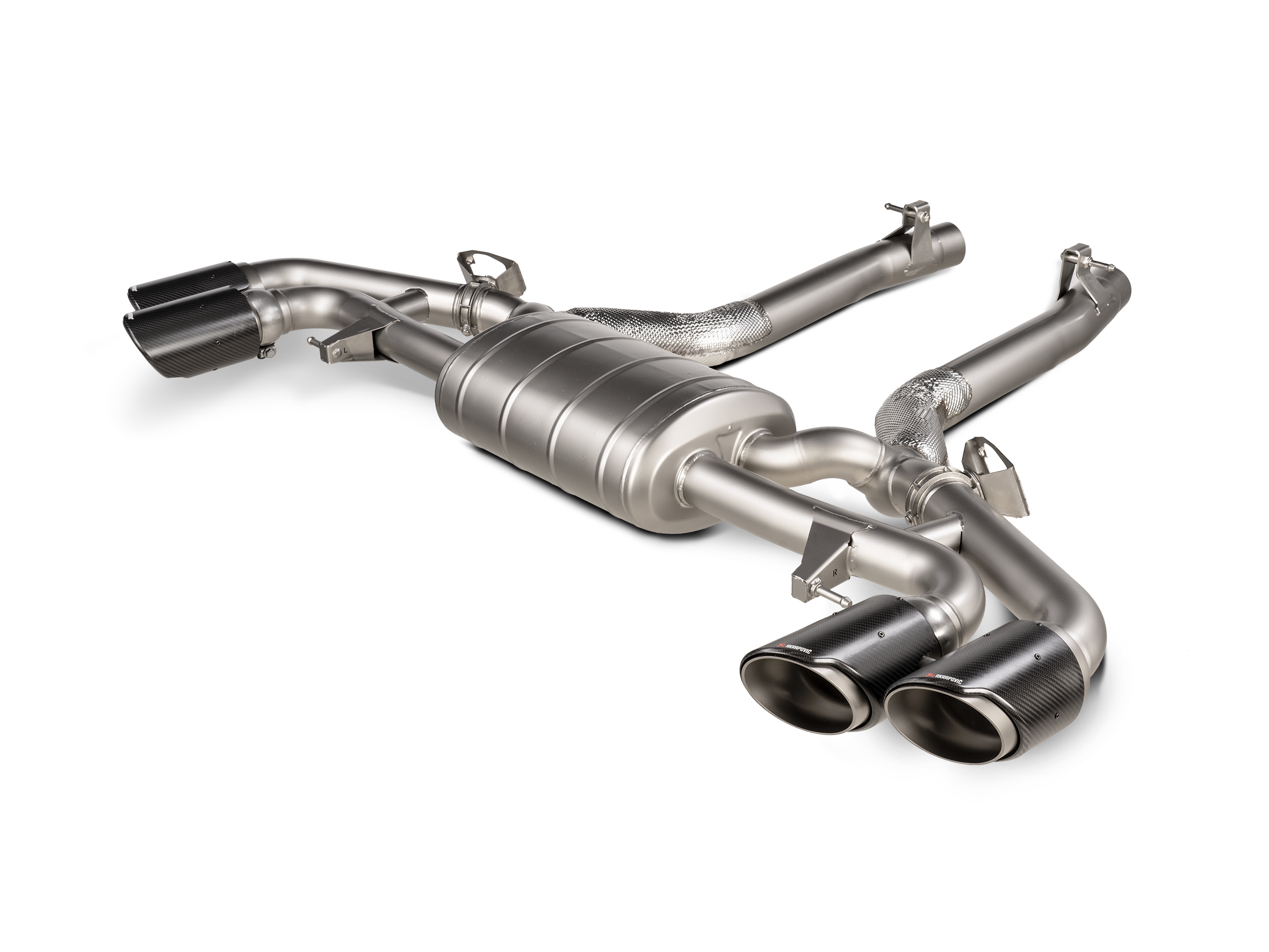 Akrapovic Slip-On Line (Titan) für BMW X6 M / X6 M Competition (F96) - OPF/GPF 2023