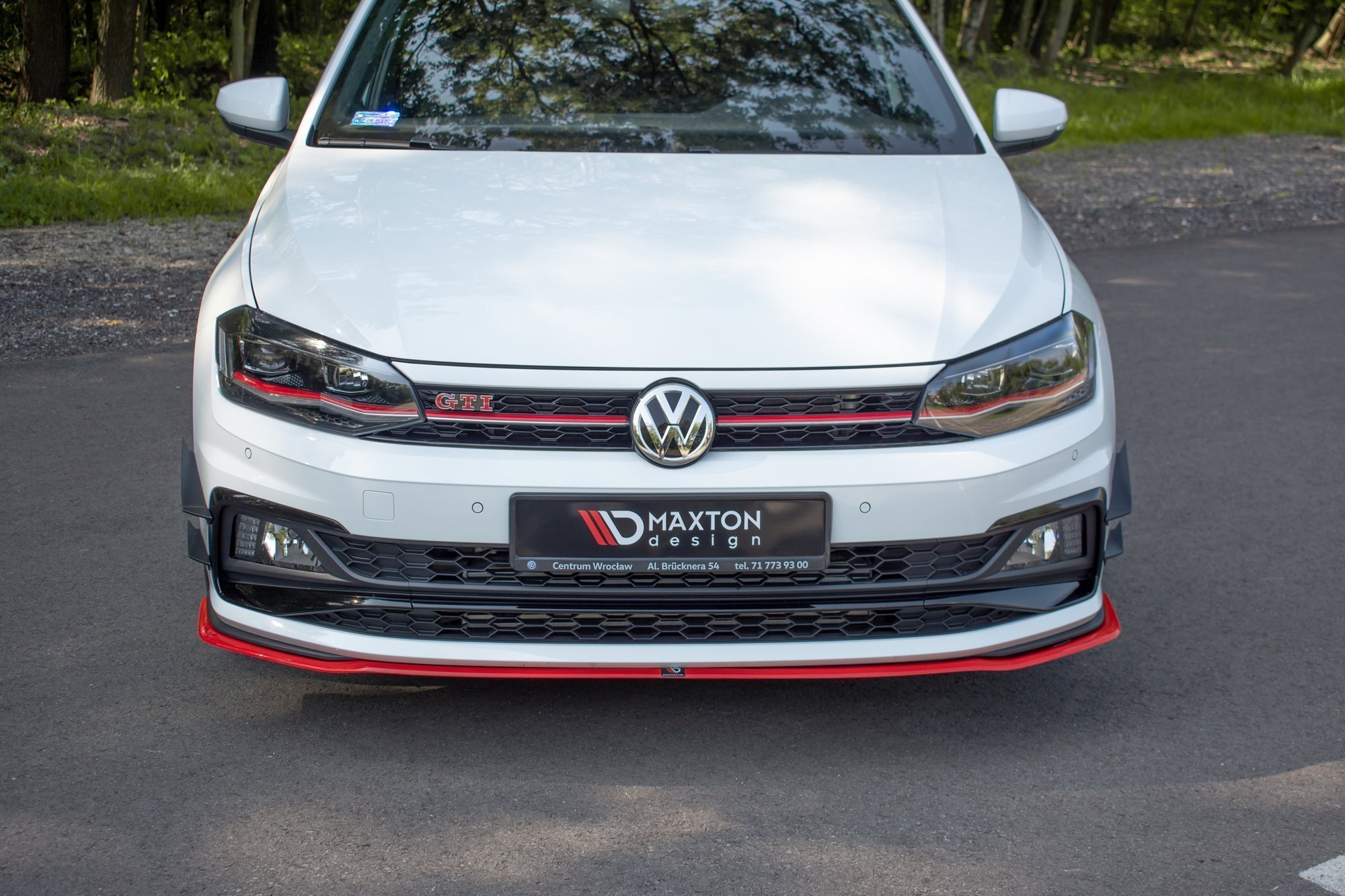Maxton Design Front Ansatz V.2 für VW POLO MK6 GTI schwarz Hochglanz Maxton Design Front Ansatz V.2 für VW POLO MK6 GTI schwarz Hochglanz