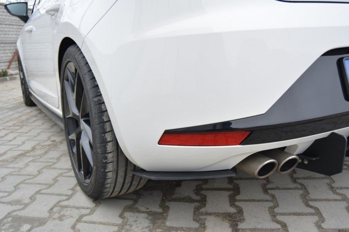Maxton Design Diffusor Heck Ansatz für Heckschürze für SEAT LEON III FR Maxton Design Diffusor Heck Ansatz für Heckschürze für SEAT LEON III FR