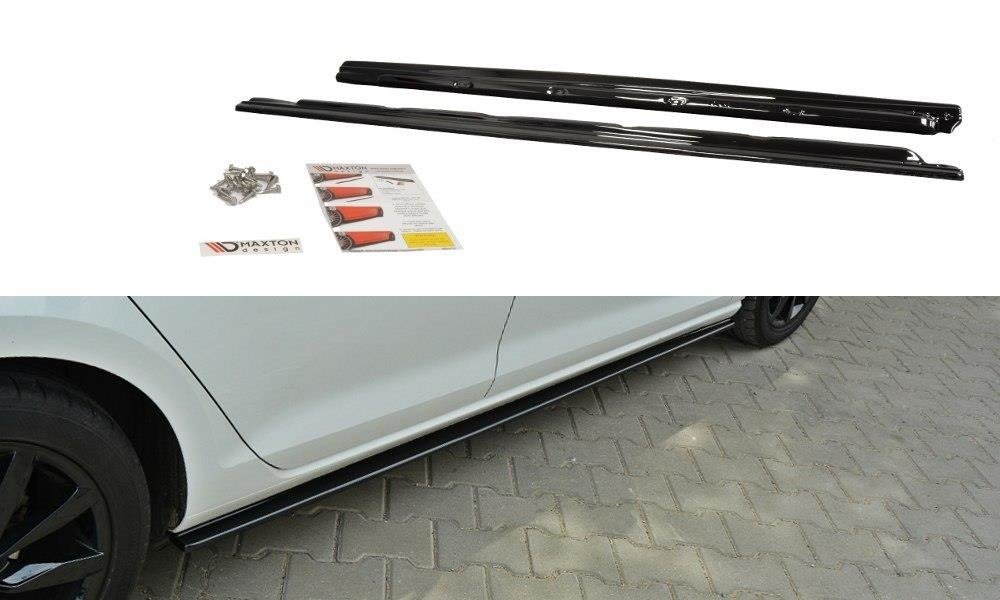 Maxton Design Seitenschweller Ansatz für VW Golf Mk7 Standard schwarz Hochglanz Maxton Design Seitenschweller Ansatz für VW Golf Mk7 Standard schwarz Hochglanz