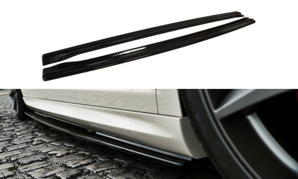 Maxton Design Seitenschweller Ansatz für VW Passat CC R36 RLINE (vor Facelift) schwarz Hochglanz Maxton Design Seitenschweller Ansatz für VW Passat CC R36 RLINE (vor Facelift) schwarz Hochglanz