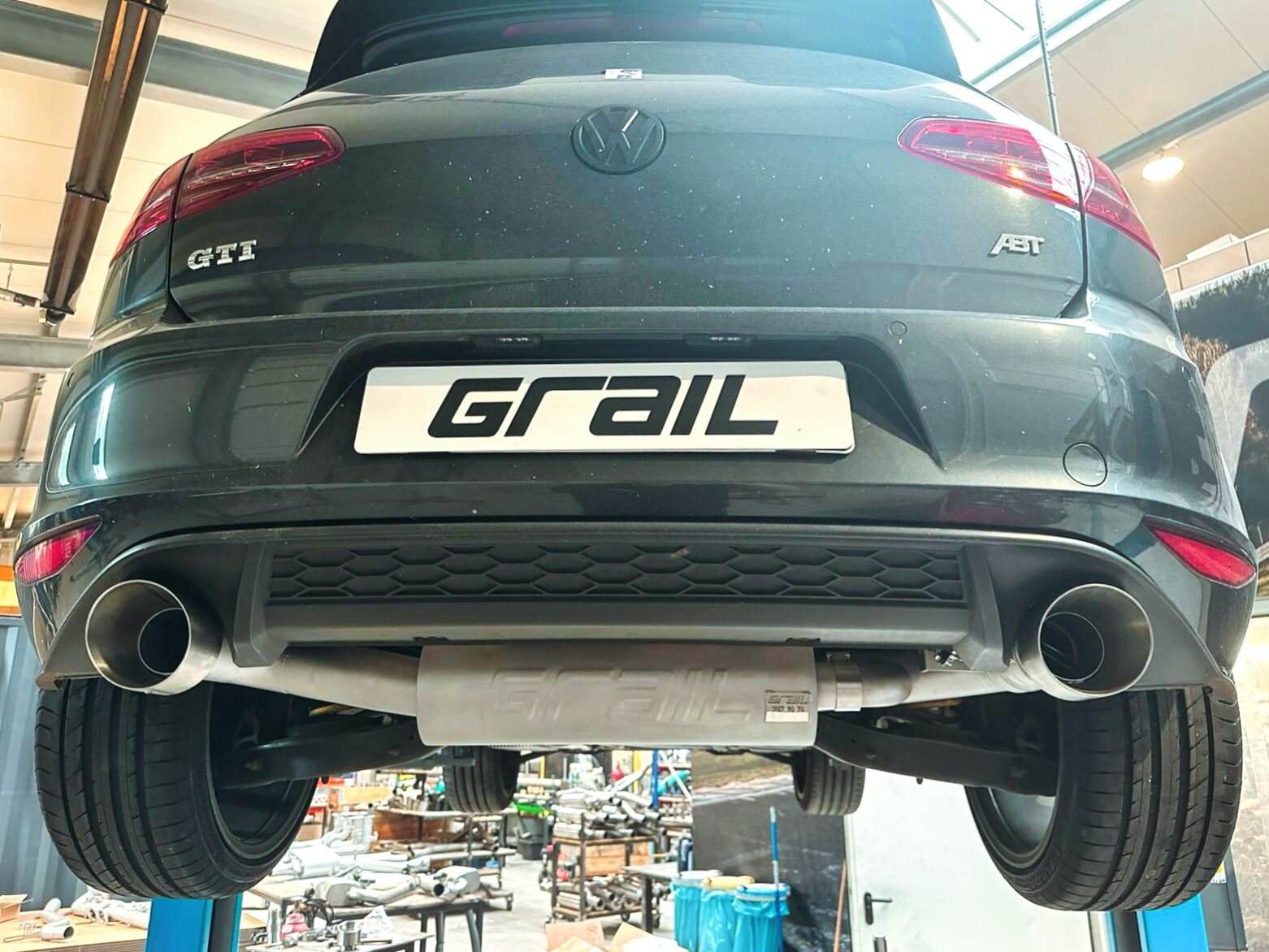 VW Golf 7 GTI Klappenauspuff Grail / Bipolar Exhaust