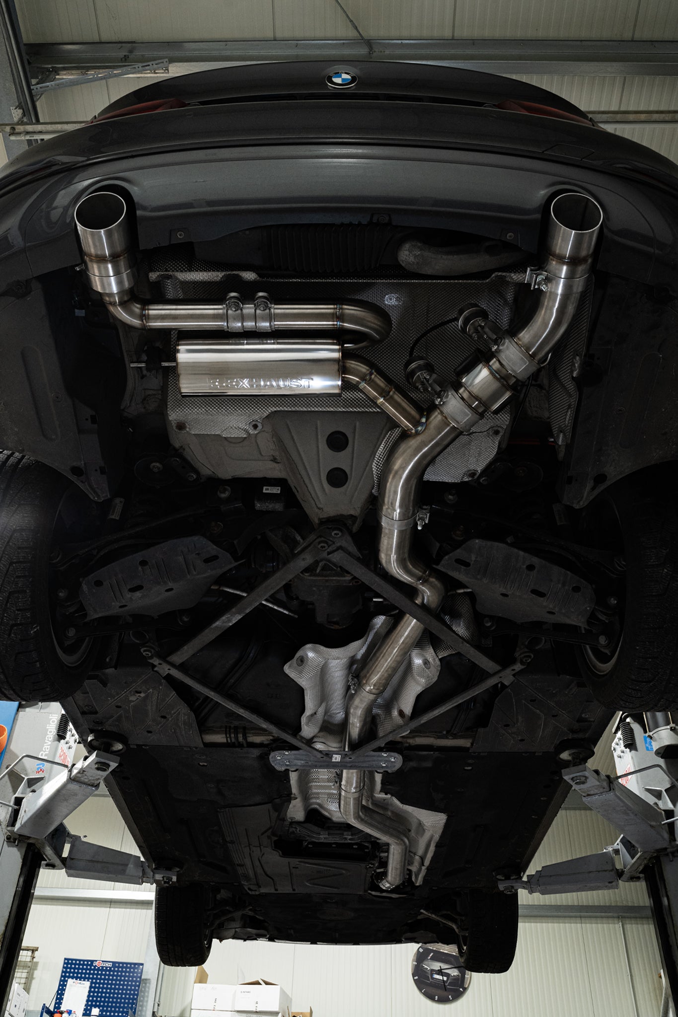 E-EXHAUST 3.5" ULTRA Abgasanlage - BMW F-Modell 440i ohne OPF