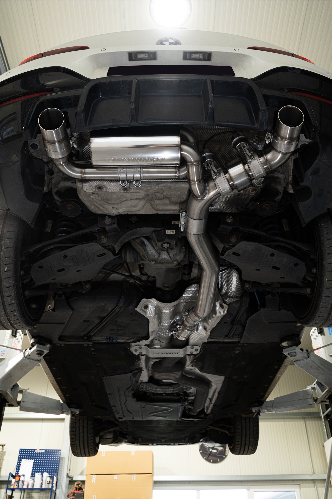 E-EXHAUST 3.5" ULTRA Abgasanlage - BMW F-Modell M140i OPF