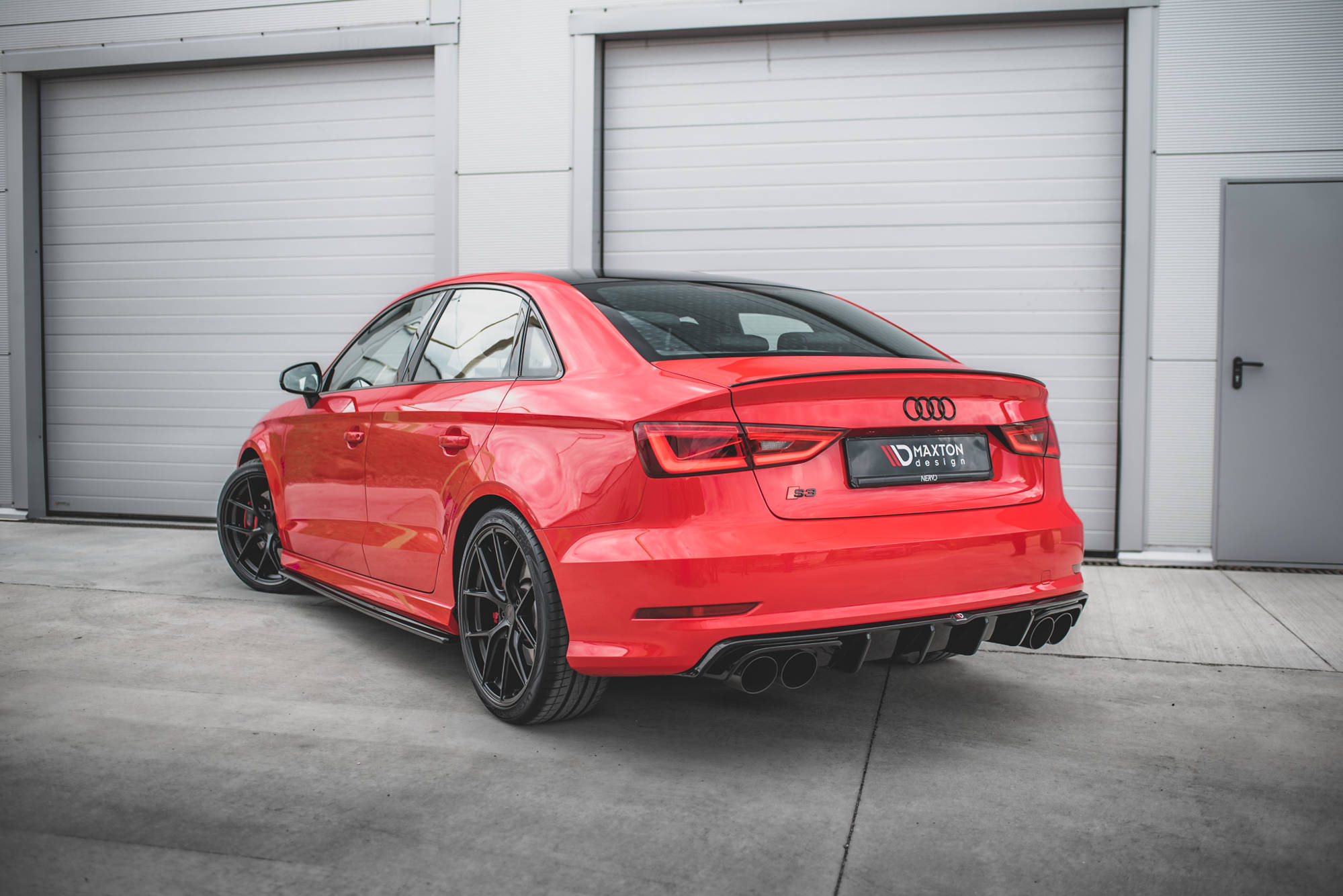 Maxton Design Diffusor Heck Ansatz für Audi S3 Limousine 8V schwarz Hochglanz Maxton Design Diffusor Heck Ansatz für Audi S3 Limousine 8V schwarz Hochglanz