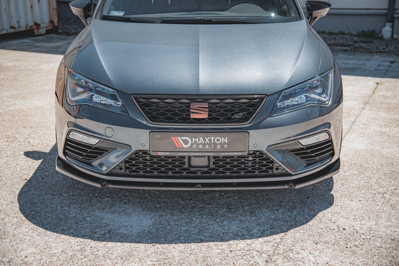 Maxton Design Cup Spoilerlippe Front Ansatz V.6 für Seat Leon Cupra / FR Mk3 FL Maxton Design Cup Spoilerlippe Front Ansatz V.6 für Seat Leon Cupra / FR Mk3 FL