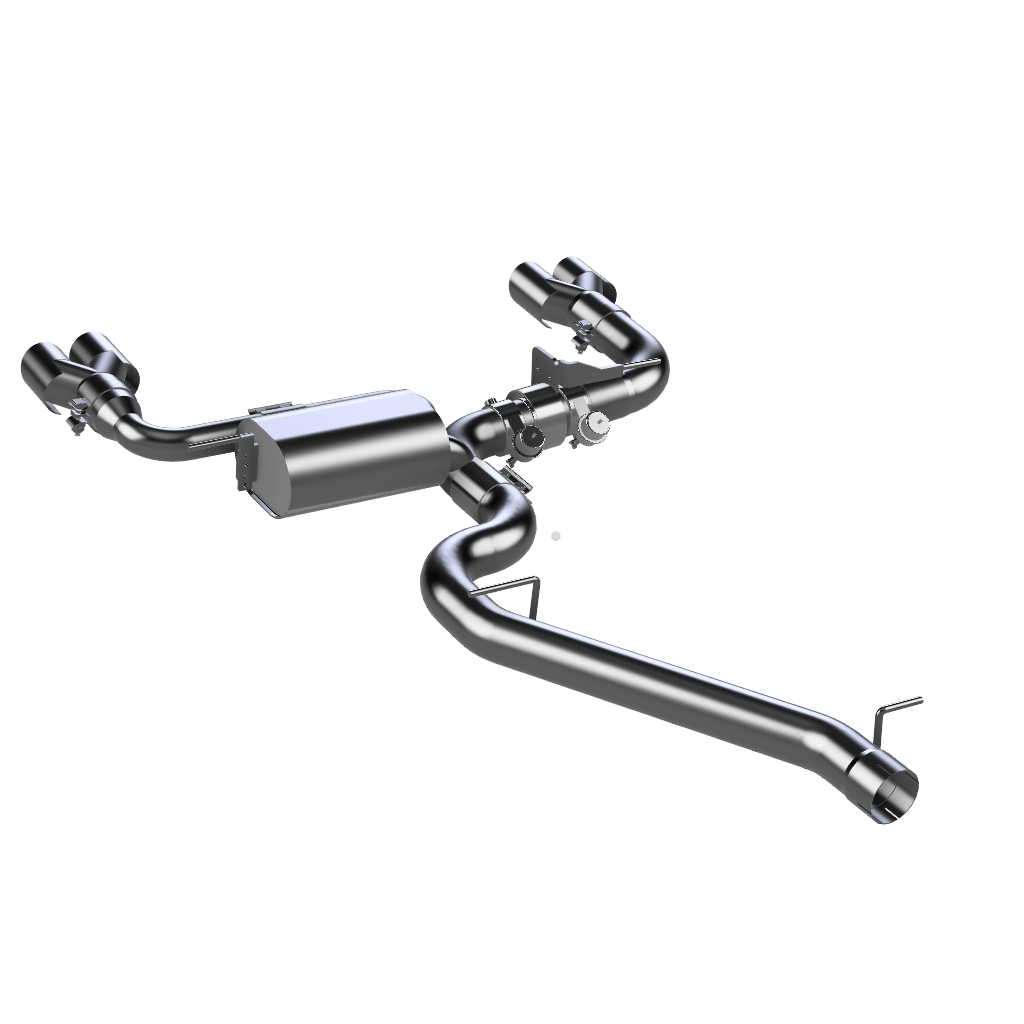 E-EXHAUST 3.5" ULTRA Abgasanlage - VW Tiguan R