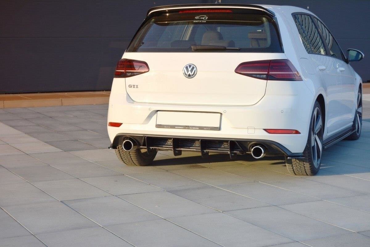 Maxton Design Heck Ansatz Diffusor Heckschürze für VW GOLF 7 GTI FL Maxton Design Heck Ansatz Diffusor Heckschürze für VW GOLF 7 GTI FL