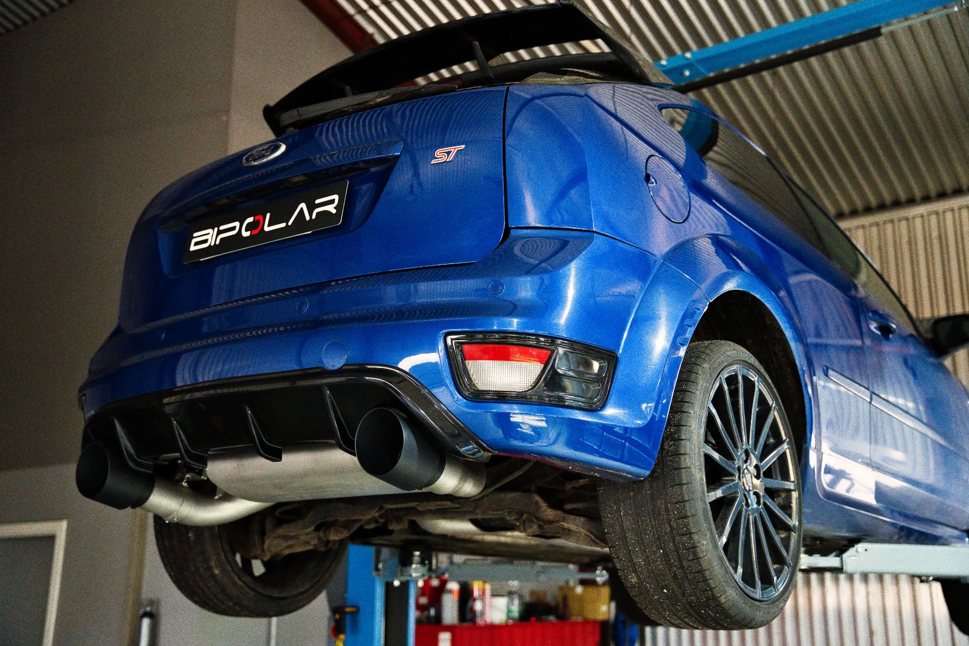 Ford Focus MK2 RS/ST 3.5 Zoll Klappenauspuff Grail / Bipolar Exhaust