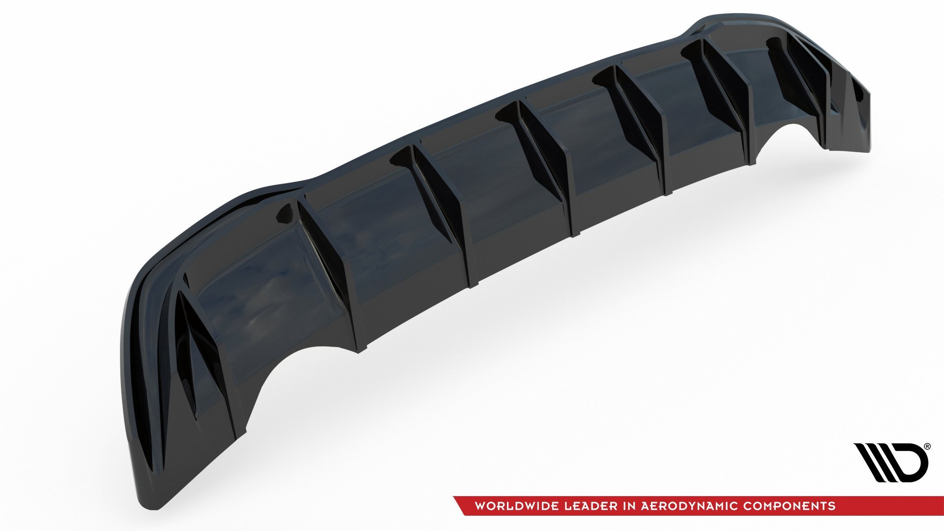 Maxton Design Diffusor Heck Ansatz für VW Golf 8 schwarz Hochglanz Maxton Design Diffusor Heck Ansatz für VW Golf 8 schwarz Hochglanz
