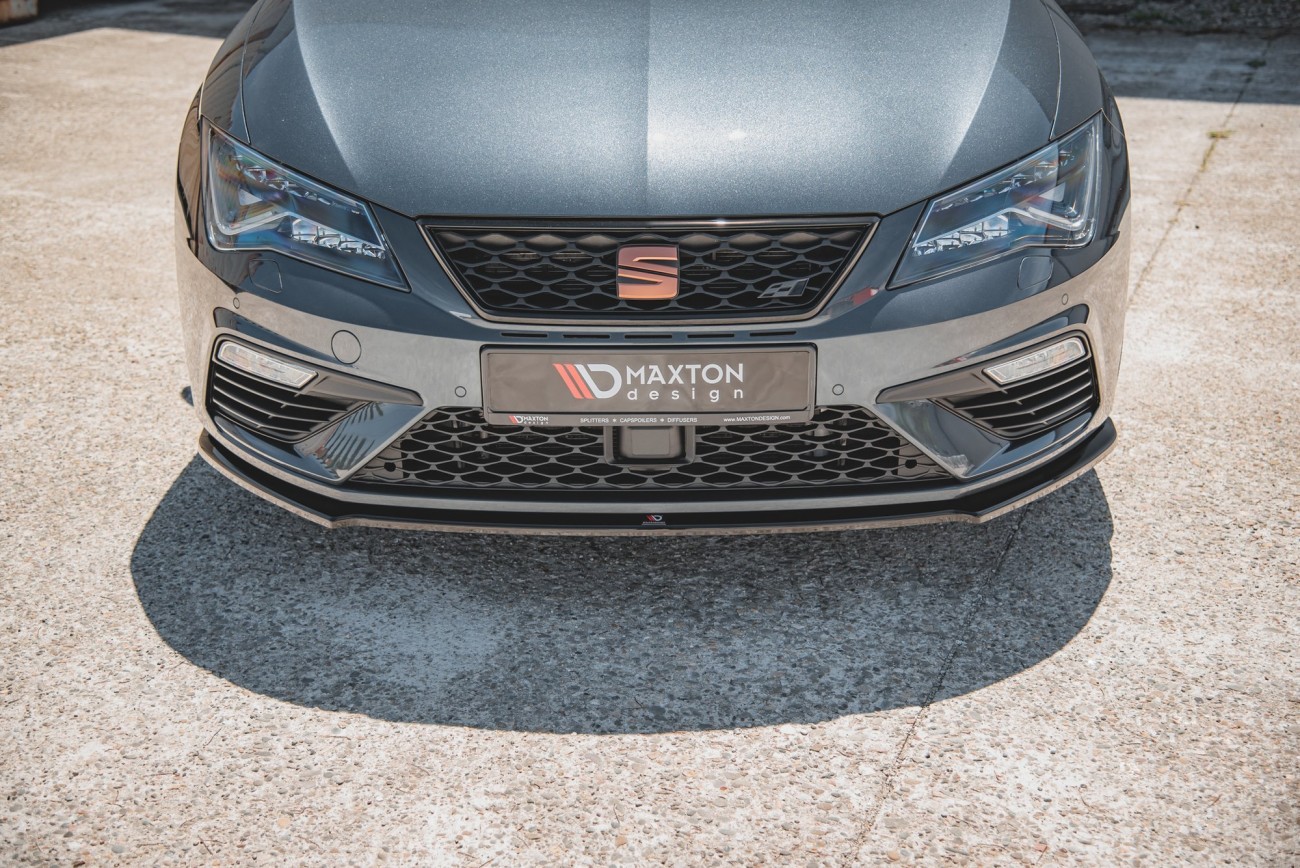 Maxton Design Cup Spoilerlippe Front Ansatz V.4 für Seat Leon Cupra / FR Mk3 FL schwarz Hochglanz Maxton Design Cup Spoilerlippe Front Ansatz V.4 für Seat Leon Cupra / FR Mk3 FL schwarz Hochglanz