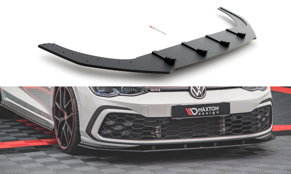 Maxton Design Robuste Racing Front Ansatz für passend für Volkswagen Golf 8 GTI