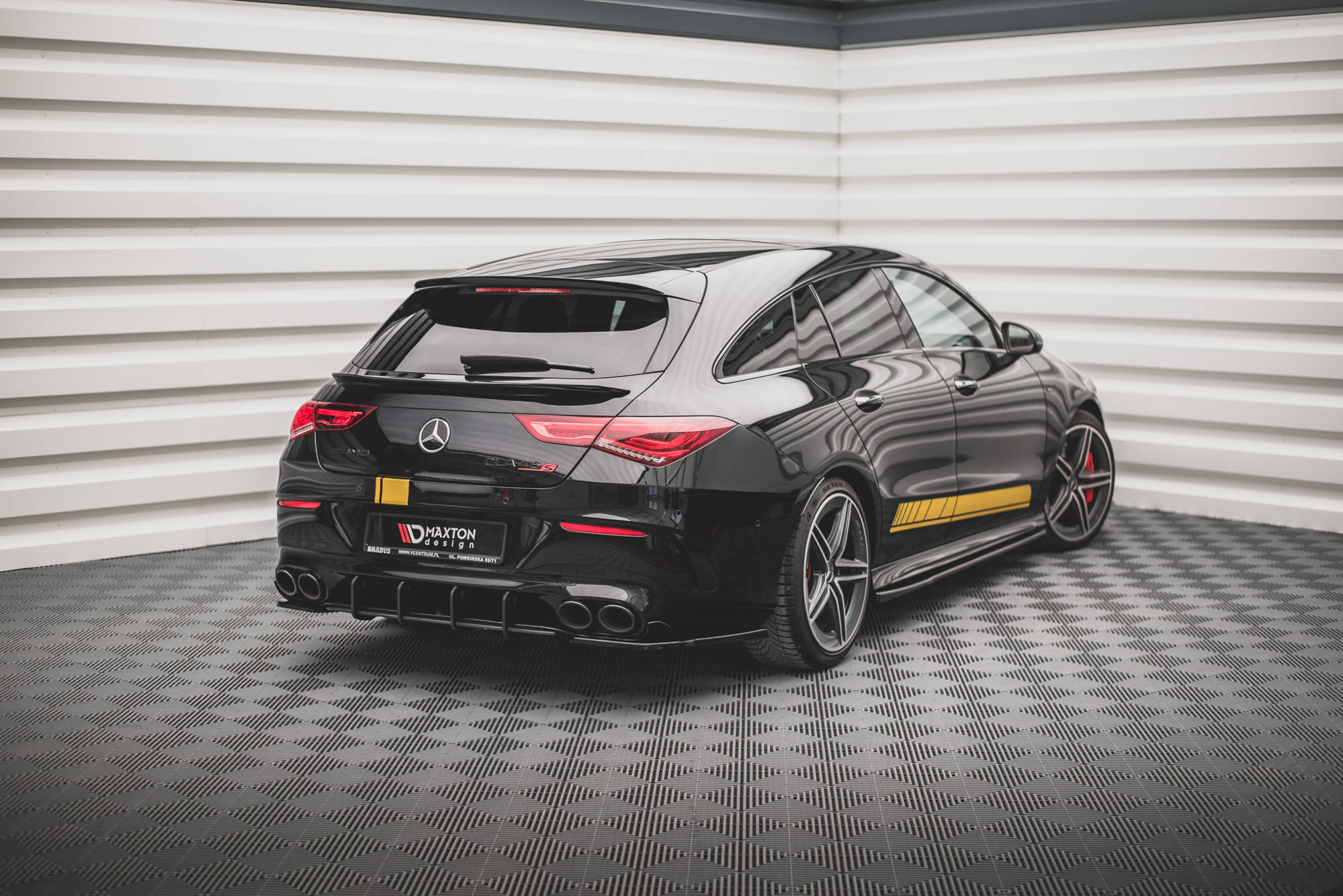 Maxton Design Street Pro Heckschürze für Mercedes-AMG CLA 35 / 45 Aero C118