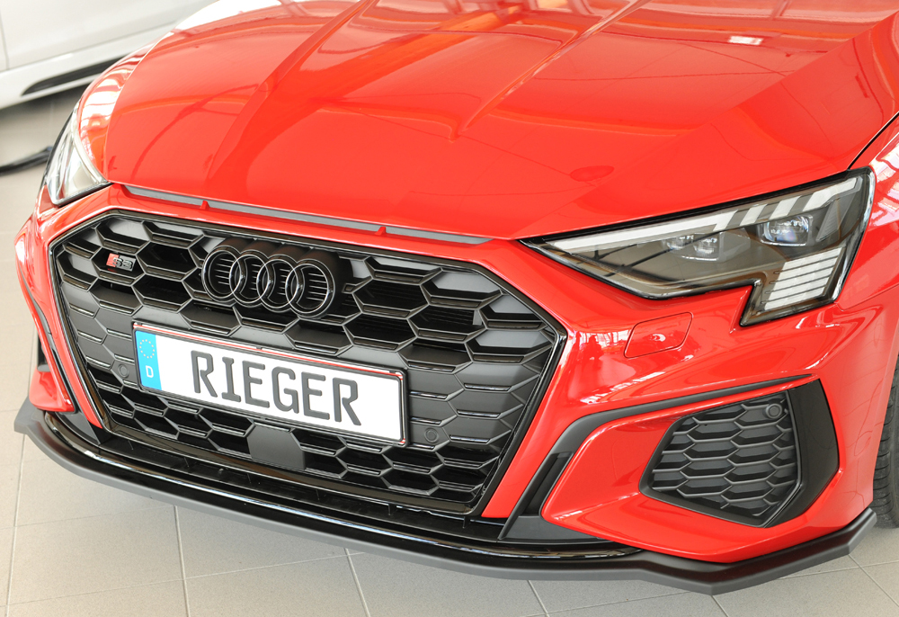 Rieger Spoilerschwert für orig. S-Line Frontschürze schwatz matt Rieger Spoilerschwert für orig. S-Line Frontschürze schwatz matt