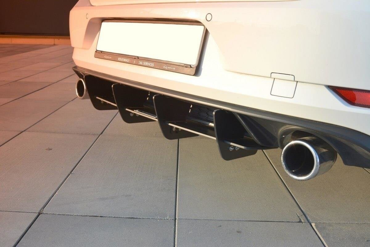 Maxton Design Heck Ansatz Diffusor Heckschürze für VW GOLF 7 GTI FL Maxton Design Heck Ansatz Diffusor Heckschürze für VW GOLF 7 GTI FL